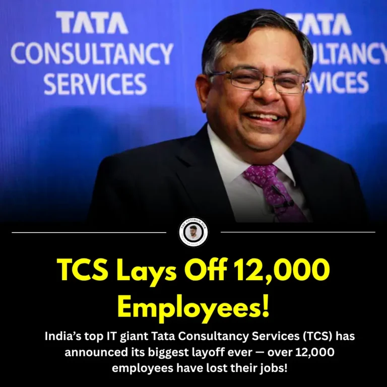 TCS Fires 12,000 Employees – Is AI Coming for Your Job Too?
